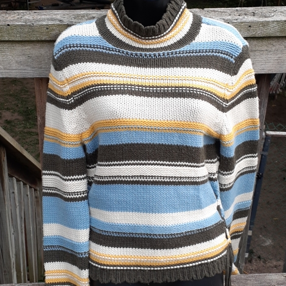 Calvin Klien Retro wool sweater Size L - Picture 1 of 7